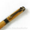 Drehkugelschreiber Modell "Pferd", Farbe Antik Bronze poliert, Holz Kirsche – Bild 2