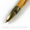 Drehkugelschreiber Modell "Pferd", Farbe Antik Bronze poliert, Holz Kirsche – Bild 3