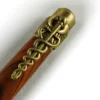 Drehkugelschreiber Modell "Medical", Farbe Antik Messing, Holz Cocobolo – Bild 2