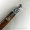 Druckkugelschreiber Modell "Hund", Farbe Chrom, Holz Cocobolo – Bild 2