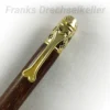 Druckkugelschreiber "Hund", Farbe Gold, Holz Bangossi – Bild 2