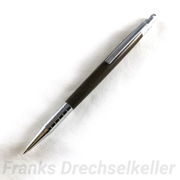 Druckbleistift "Saxa", Farbe Chrom, Holz Mooreiche