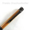 Drehkugelschreiber "Cabot II", Farbe Gun Metal, Holz Pflaume – Bild 2