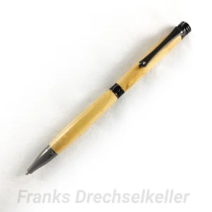 Drehkugelschreiber "Cabot II", Farbe Gun Metal, Holz Apfel