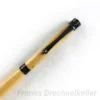 Drehkugelschreiber "Cabot II", Farbe Gun Metal, Holz Apfel – Bild 2