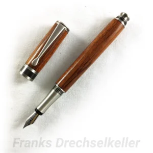 Füller "Magistralis", Farbe Zinn, Holz Bubinga