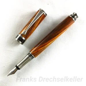 Füller "Magistralis", Farbe Zinn, Holz Cocobolo