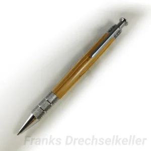 Druckkugelschreiber "Rosetta", Farbe Chrom, Holz Flieder