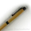 Drehkugelschreiber "Cabot II", Farbe Gun Metal, Holz Eibe – Bild 2