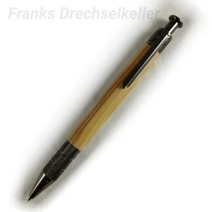 Druckkugelschreiber "Rosetta", Farbe Gun Metal, Holz Flieder