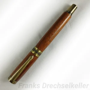 Füller "Alvaldi", Farbe Antik Messing, Holz Bubinga