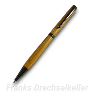 Drehkugelschreiber "Pluto", Farbe Gun Metal, Holz Flieder