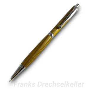 Druckbleistift "Pluto Druckbleistift", Farbe Chrom, Holz Essigbaum