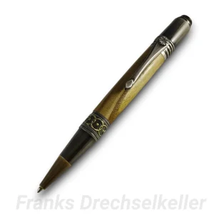 Drehkugelschreiber "Aquila", Farbe Antik Bronze, Holz Essigbaum