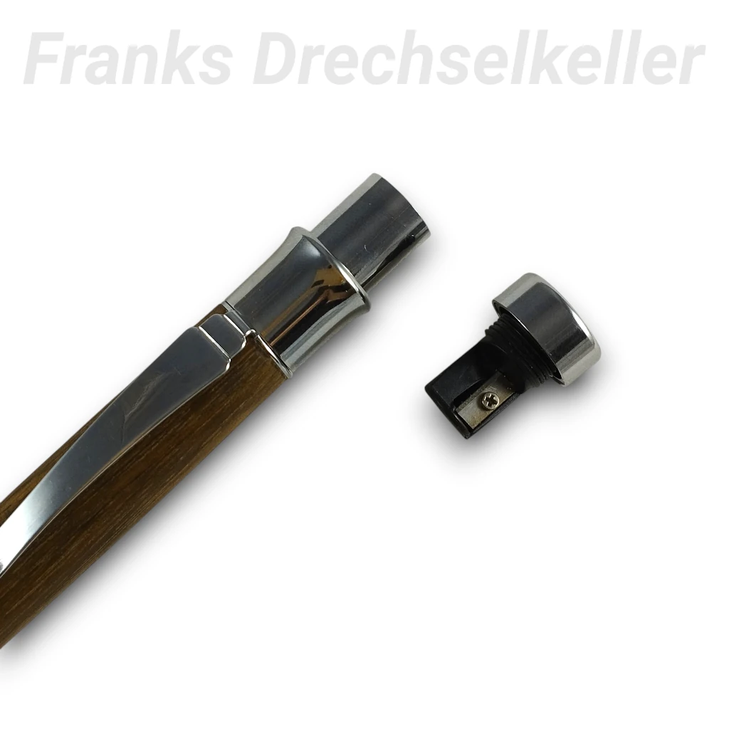 Druckbleistift "Ulysses", Farbe Chrom, Holz Ovangkol – Bild 2