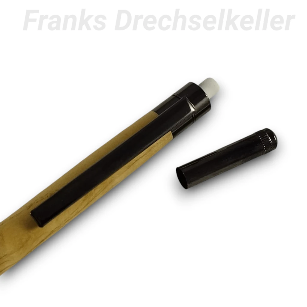 Druckbleistift "Saxa", Farbe Gun Metal, Holz Esche – Bild 2