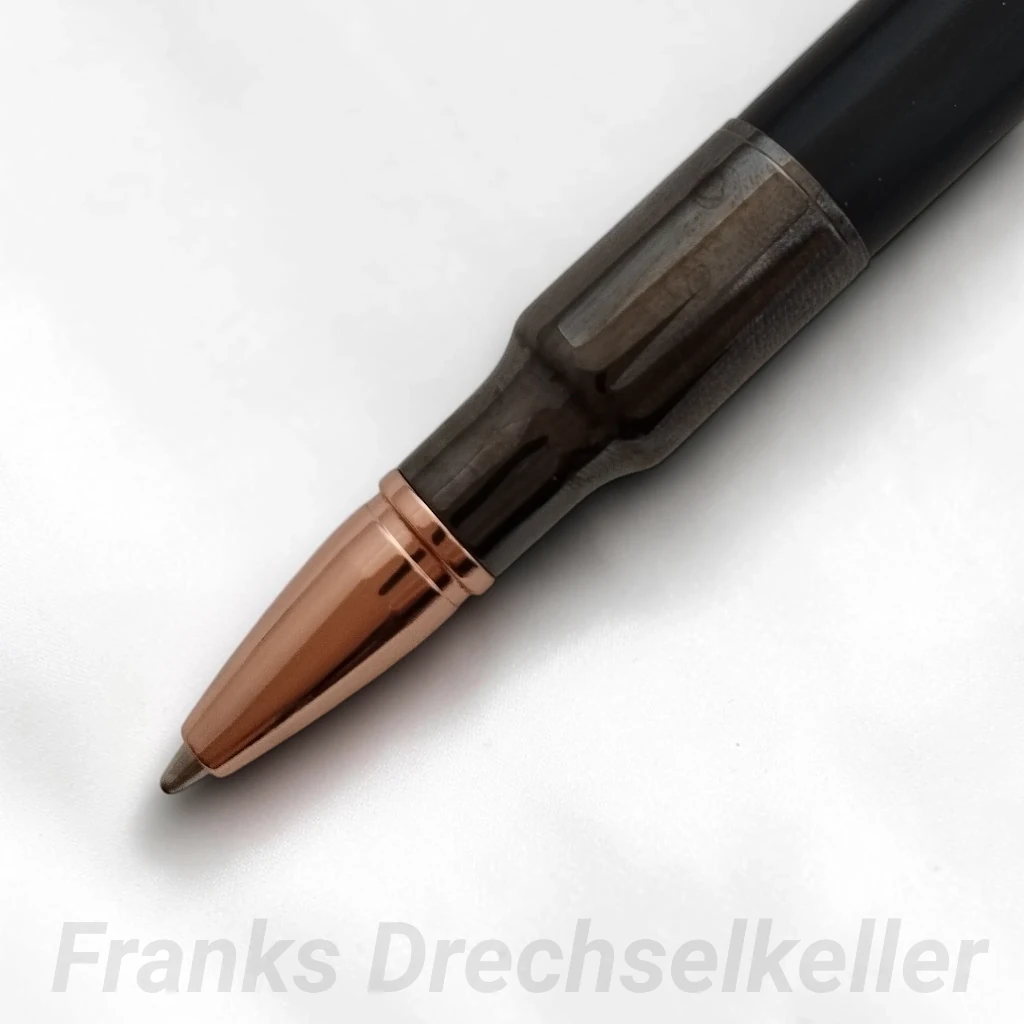 Kuli mit Repetiermechanik "Hunter", Farbe Gun Metal, Holz Ebenholz – Bild 3
